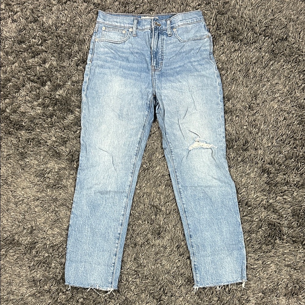 Madewell Light Blue Straight Leg Jeans